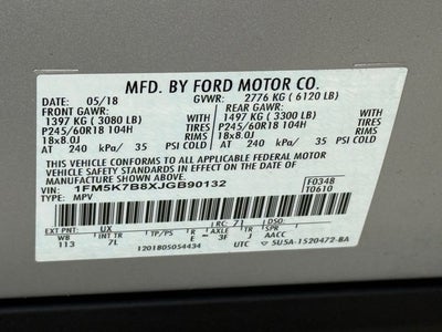 2018 Ford Explorer Base