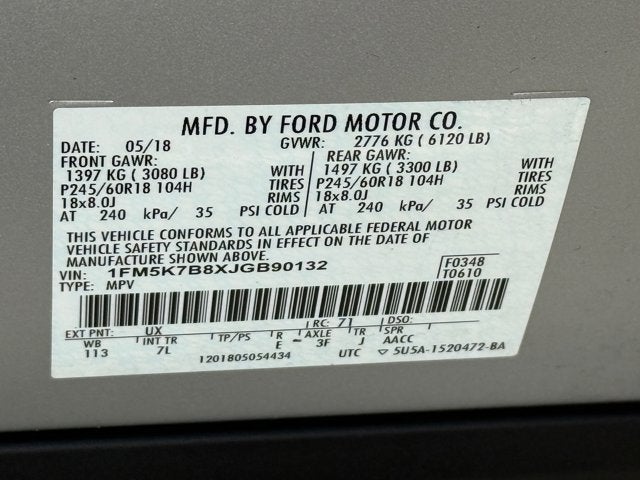 2018 Ford Explorer Base