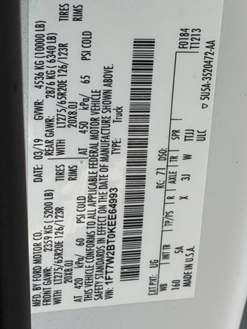 2019 Ford Super Duty F-250 Pickup Base