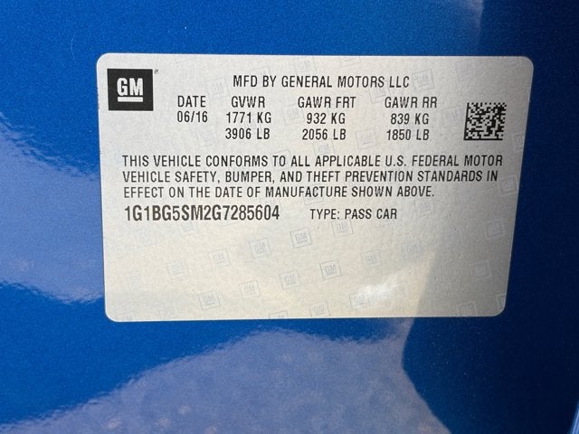 2016 Chevrolet Cruze Premier