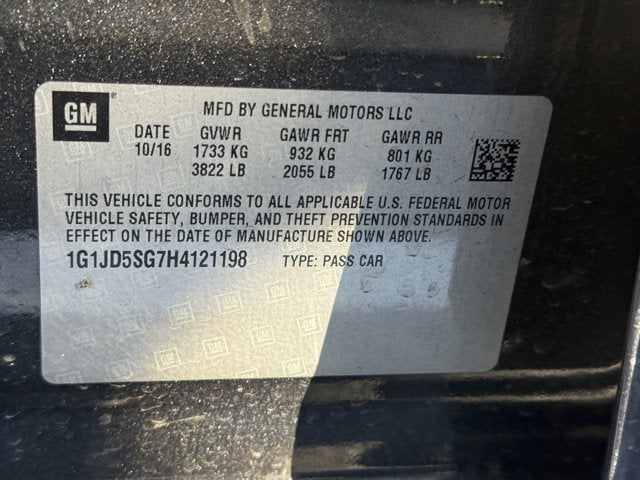 2017 Chevrolet Sonic LT