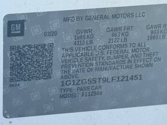 2020 Chevrolet Malibu RS