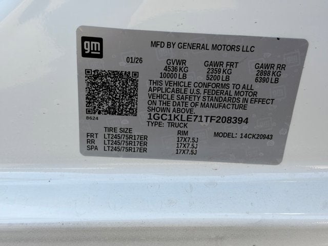 2026 Chevrolet Silverado 2500HD Work Truck