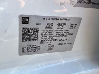 2025 Chevrolet Silverado 2500HD LT