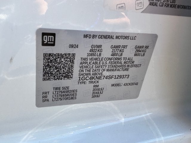 2025 Chevrolet Silverado 2500HD LT