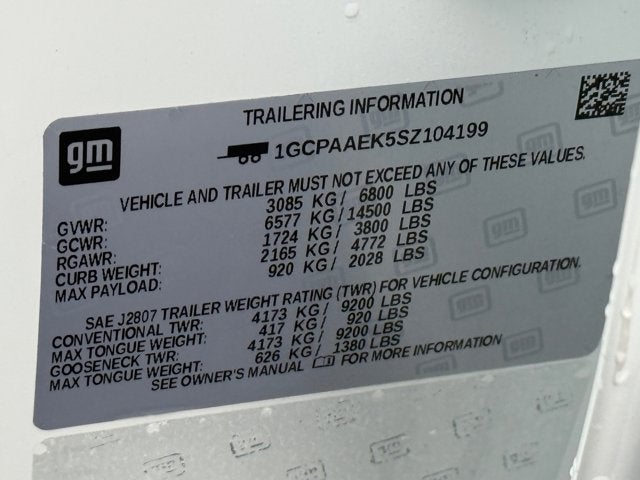 2025 Chevrolet Silverado 1500 Work Truck