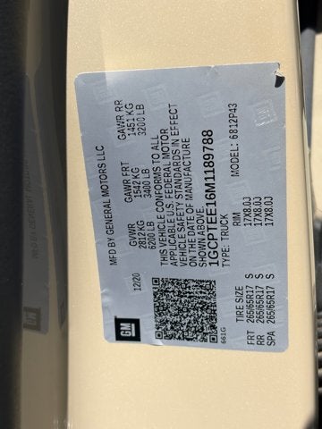 2021 Chevrolet Colorado 4WD ZR2