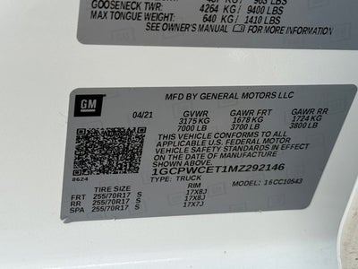 2021 Chevrolet Silverado 1500 LT