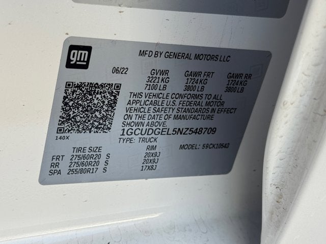 2022 Chevrolet Silverado 1500 LTZ