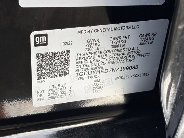 2022 Chevrolet Silverado 1500 LTD High Country