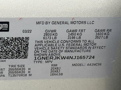 2022 Chevrolet Traverse RS