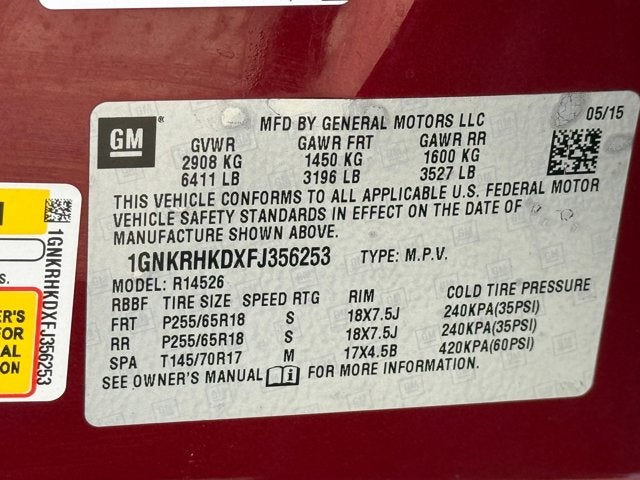 2015 Chevrolet Traverse LT