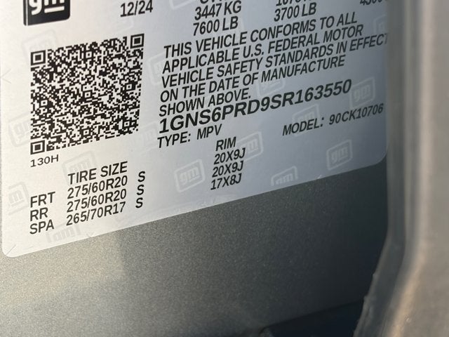 2025 Chevrolet Tahoe Z71