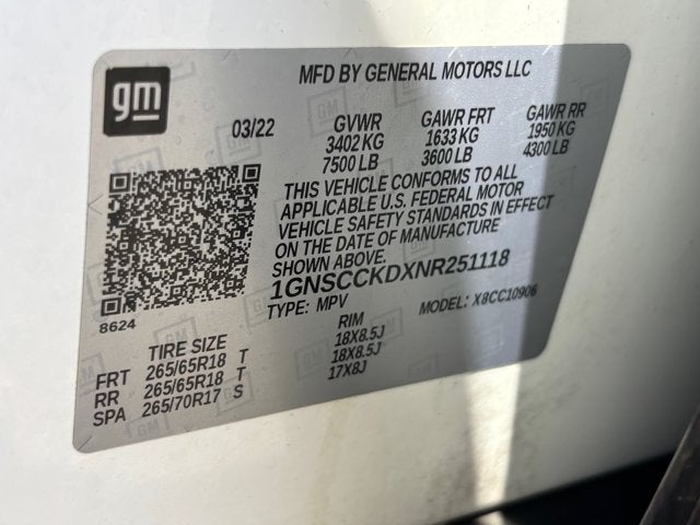 2022 Chevrolet Suburban LT