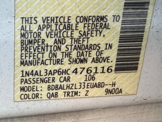 2017 Nissan Altima 2.5 SR