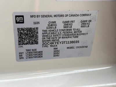 2026 Chevrolet Silverado 2500HD ZR2