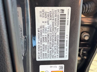 2025 Honda Civic LX