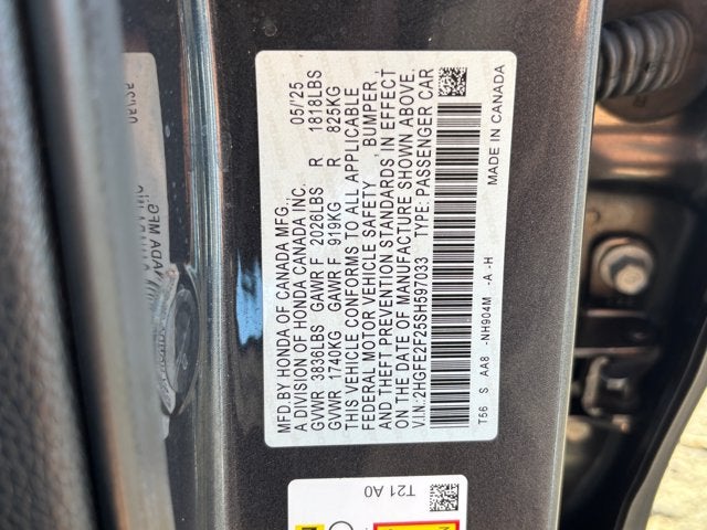 2025 Honda Civic LX