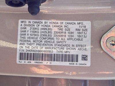 2019 Honda CR-V Touring