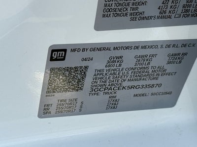 2024 Chevrolet Silverado 1500 LT