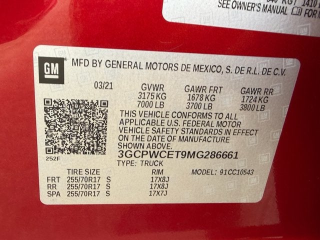 2021 Chevrolet Silverado 1500 LT