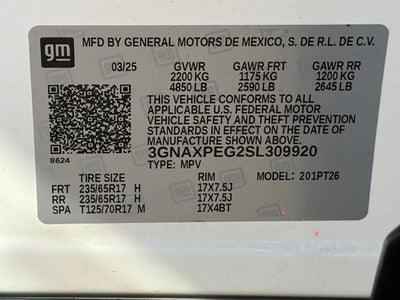 2025 Chevrolet Equinox AWD LT