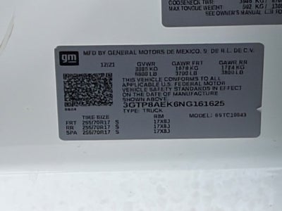 2022 GMC Sierra 1500 Limited Pro