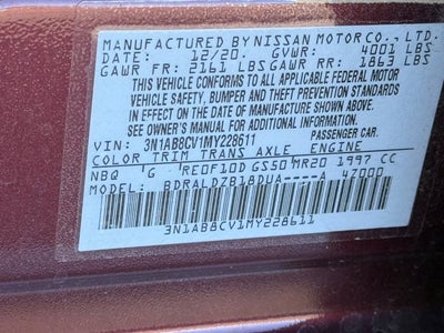 2021 Nissan Sentra SV