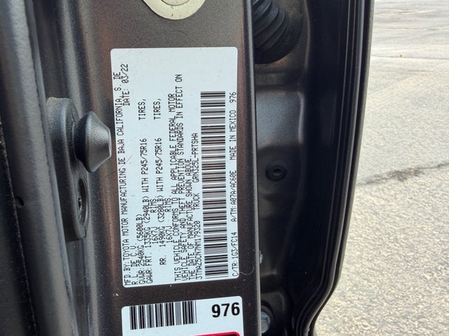 2022 Toyota Tacoma 2WD Base