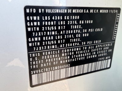 2025 Volkswagen Taos S