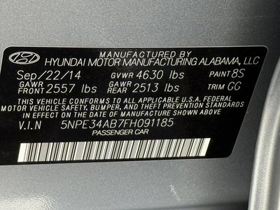 2015 Hyundai Sonata 2.0T Sport