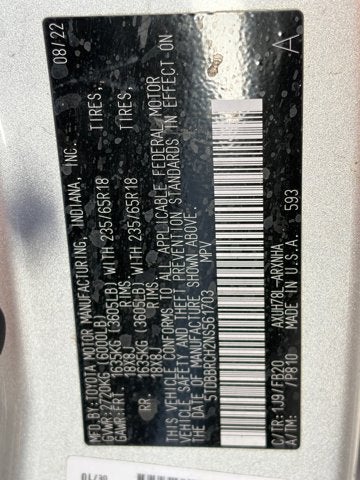 2022 Toyota Highlander Hybrid LE