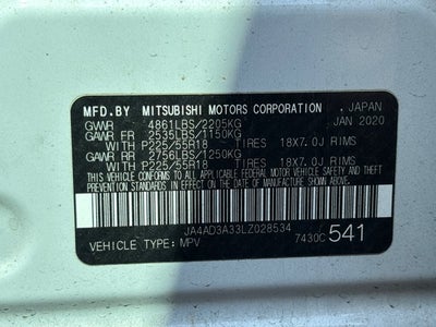 2020 Mitsubishi Outlander Base