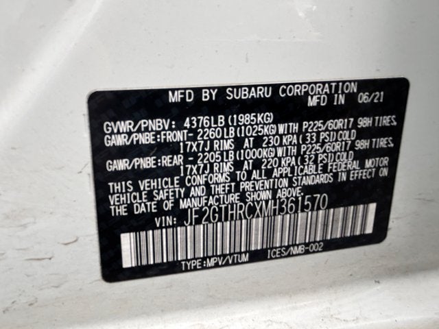 2021 Subaru Crosstrek Sport