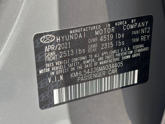 2021 Hyundai Sonata Hybrid Limited