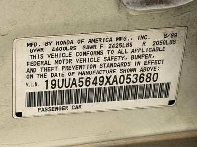 1999 Acura TL BASE