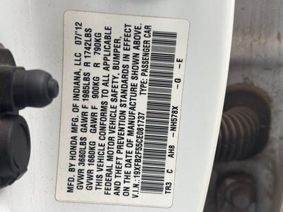 2012 Honda Civic Sdn LX