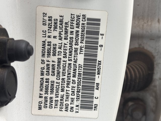 2012 Honda Civic Sdn LX