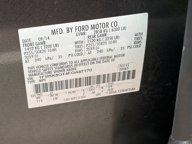 2015 Ford Explorer Sport
