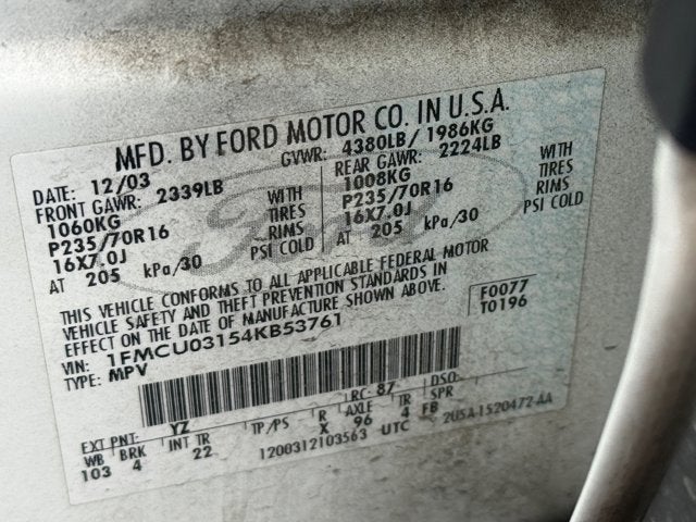 2004 Ford Escape XLT