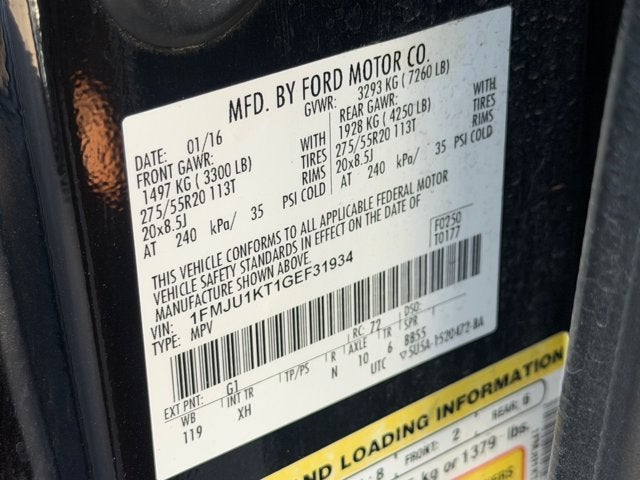 2016 Ford Expedition Limited