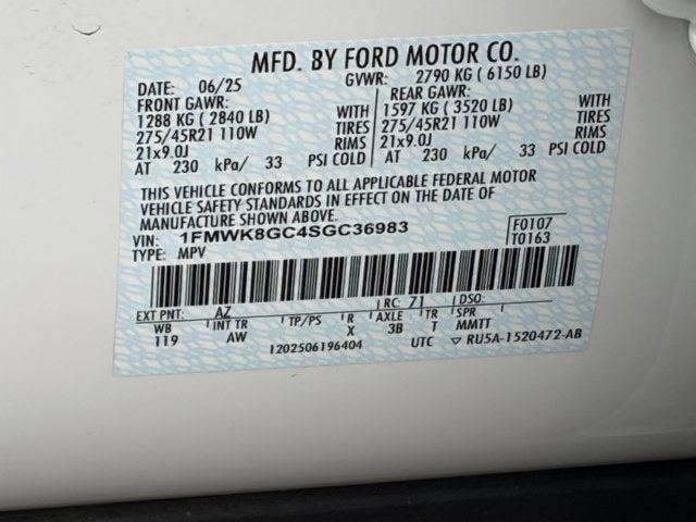 2025 Ford Explorer ST