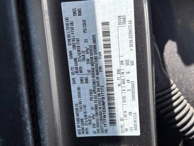 2021 Ford F-150 Base