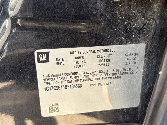 2011 Chevrolet Malibu LT w/1LT