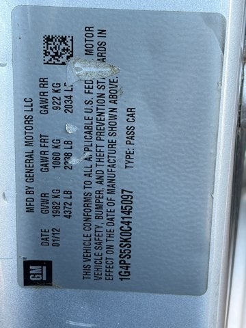 2012 Buick Verano Leather Group