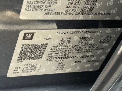 2020 Chevrolet Silverado 1500 Custom