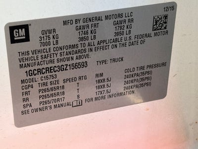 2016 Chevrolet Silverado 1500 LT