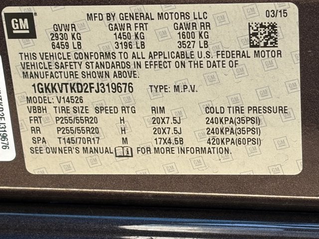 2015 GMC Acadia Denali