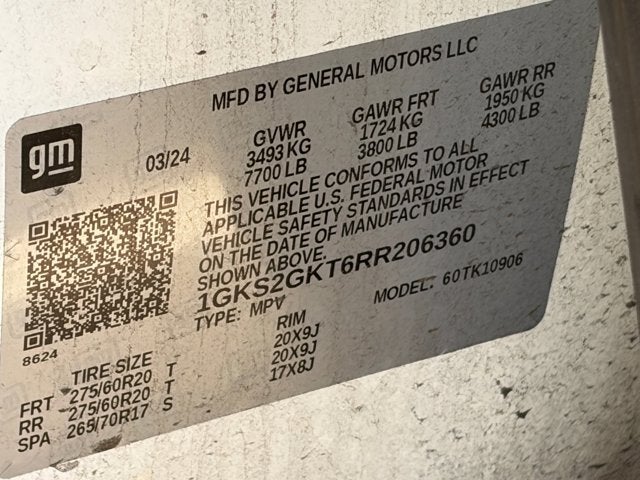 2024 GMC Yukon XL SLT