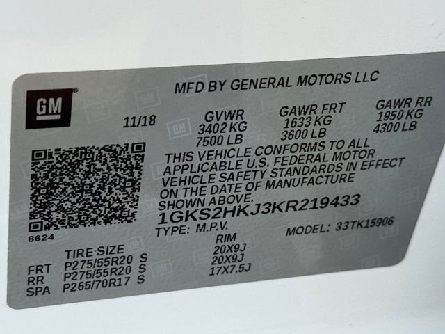 2019 GMC Yukon XL Denali